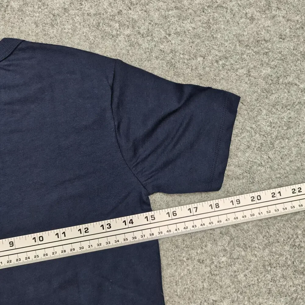 The Children's Place Shirt Kids 7-8 Years Blue Cotton/Poly Graphic Tee